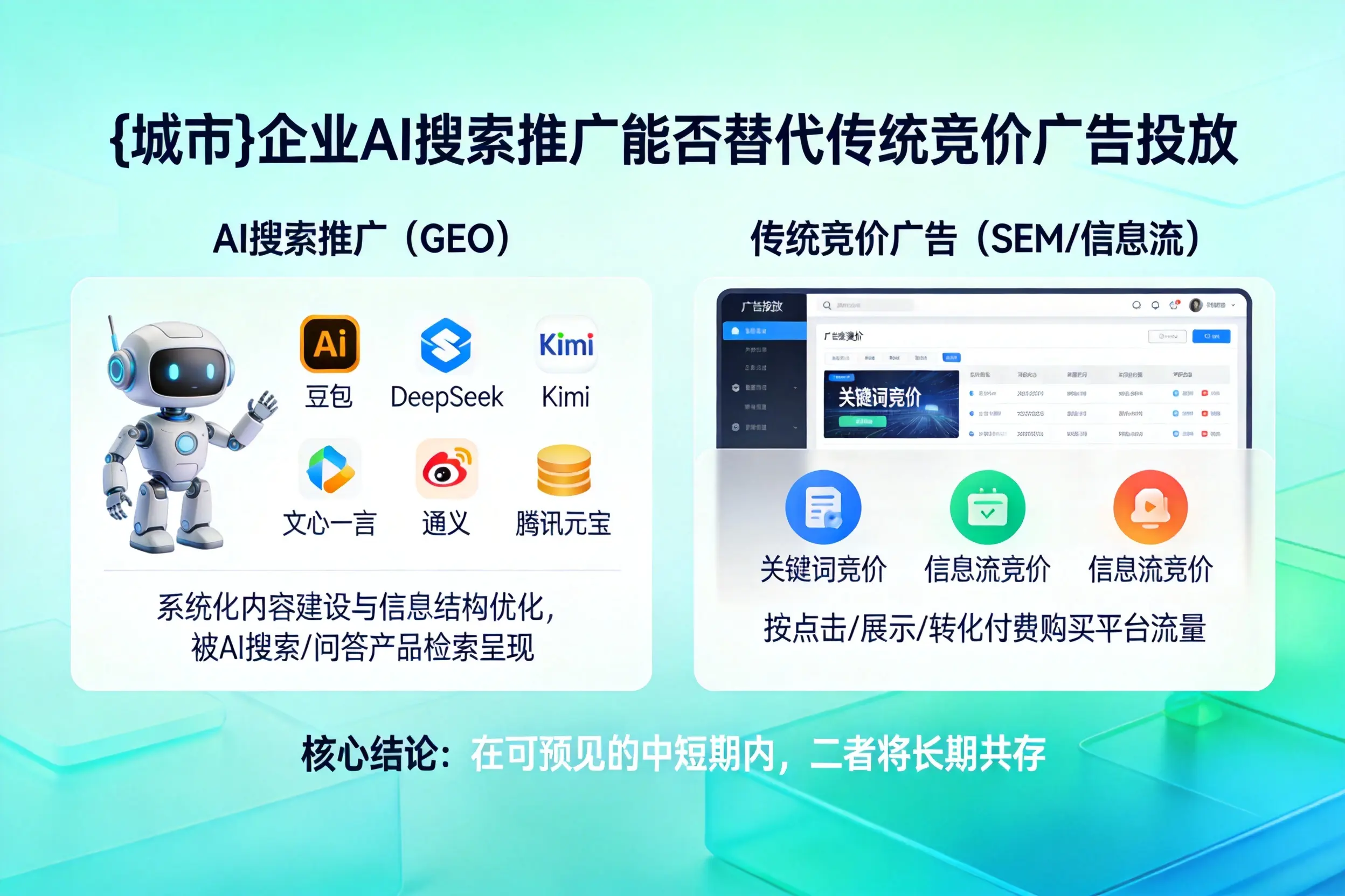 三亚企业AI搜索推广能否替代传统竞价广告投放