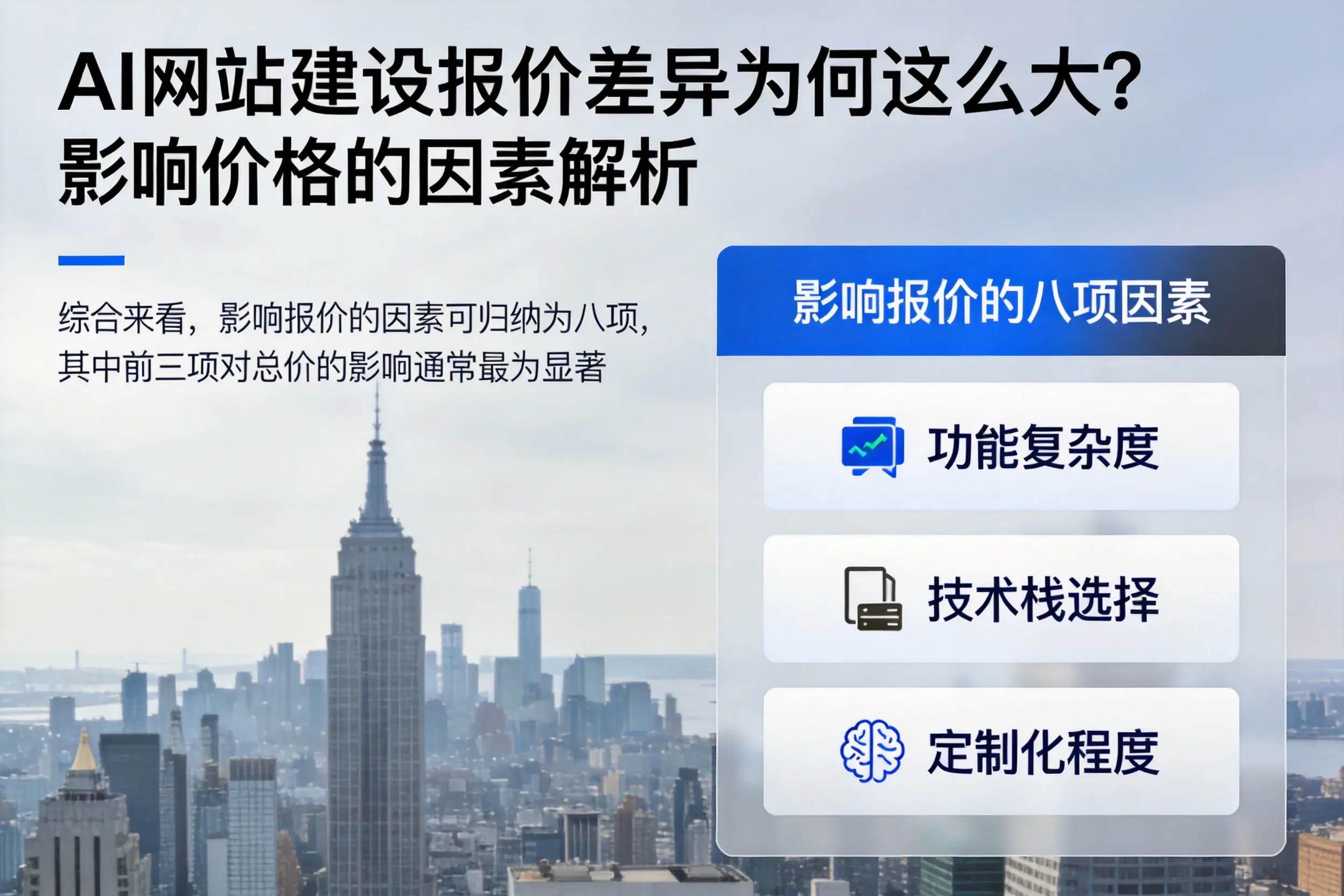三亚AI网站建设报价差异为何这么大?影响价格的因素解析