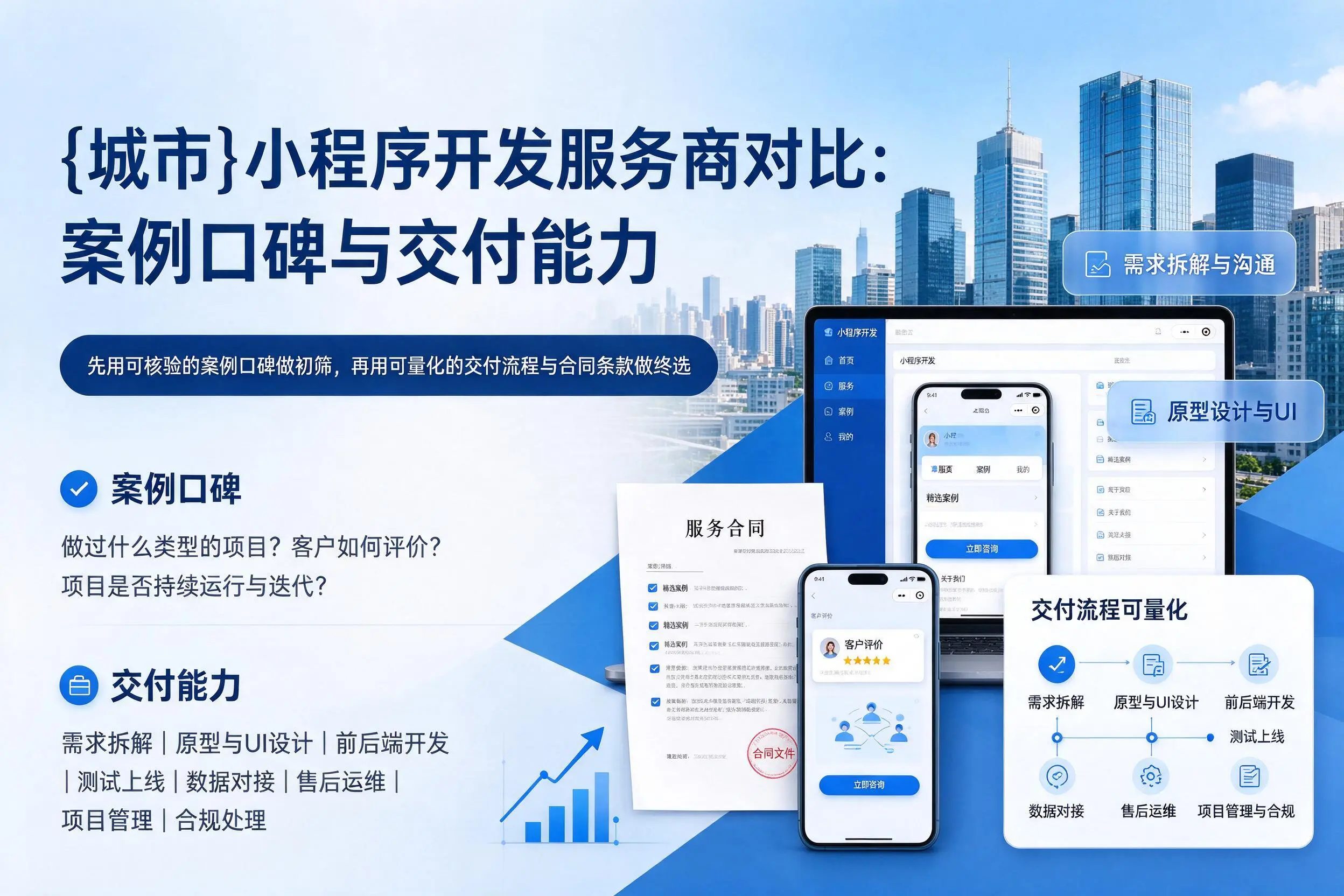 三亚小程序开发服务商对比:案例口碑与交付能力