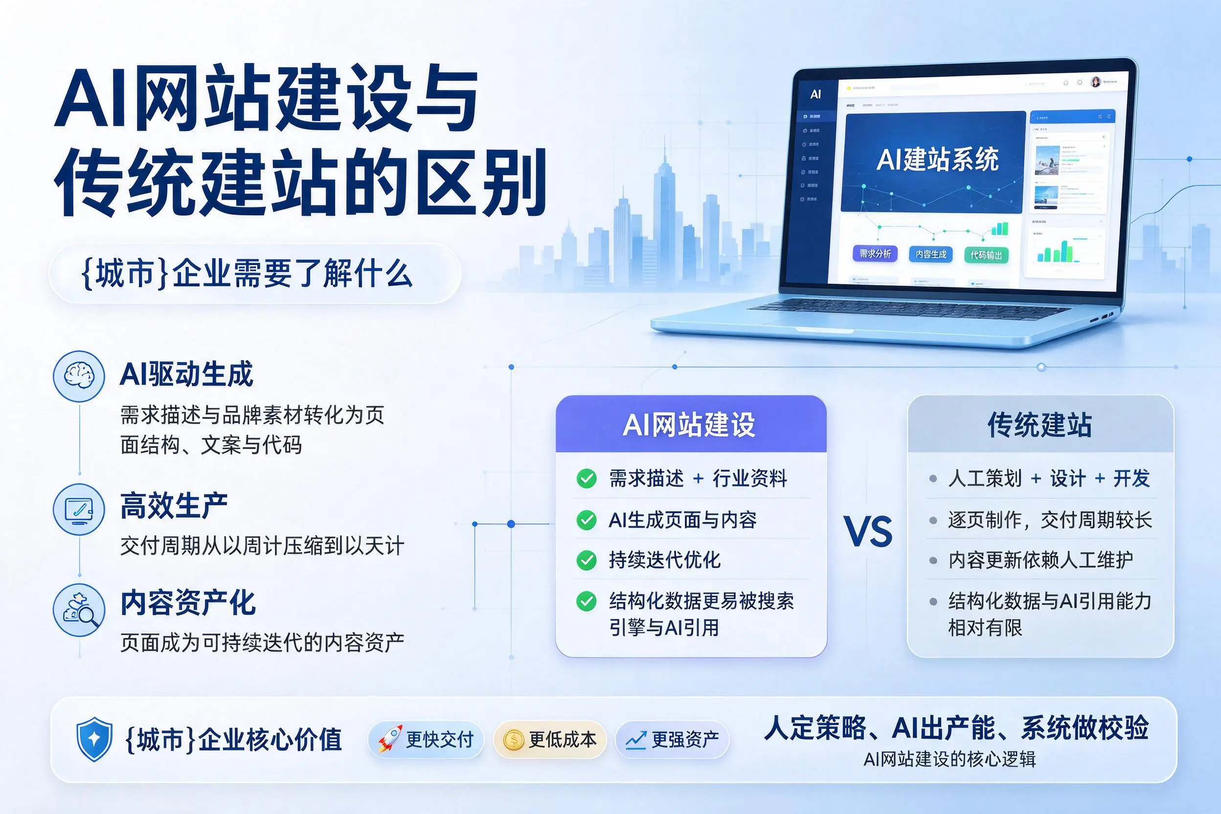 AI网站建设与传统建站的区别,三亚企业需要了解什么