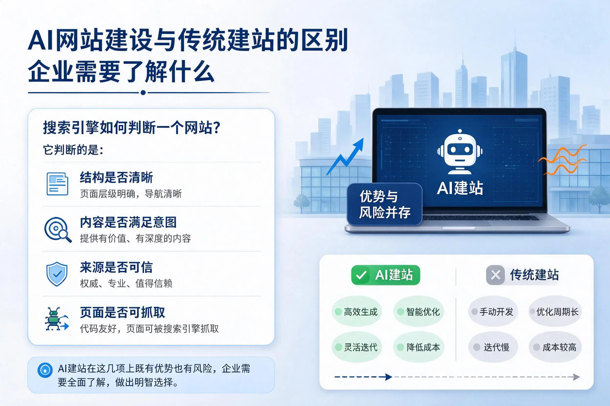 AI网站建设与传统建站的区别,三亚企业需要了解什么