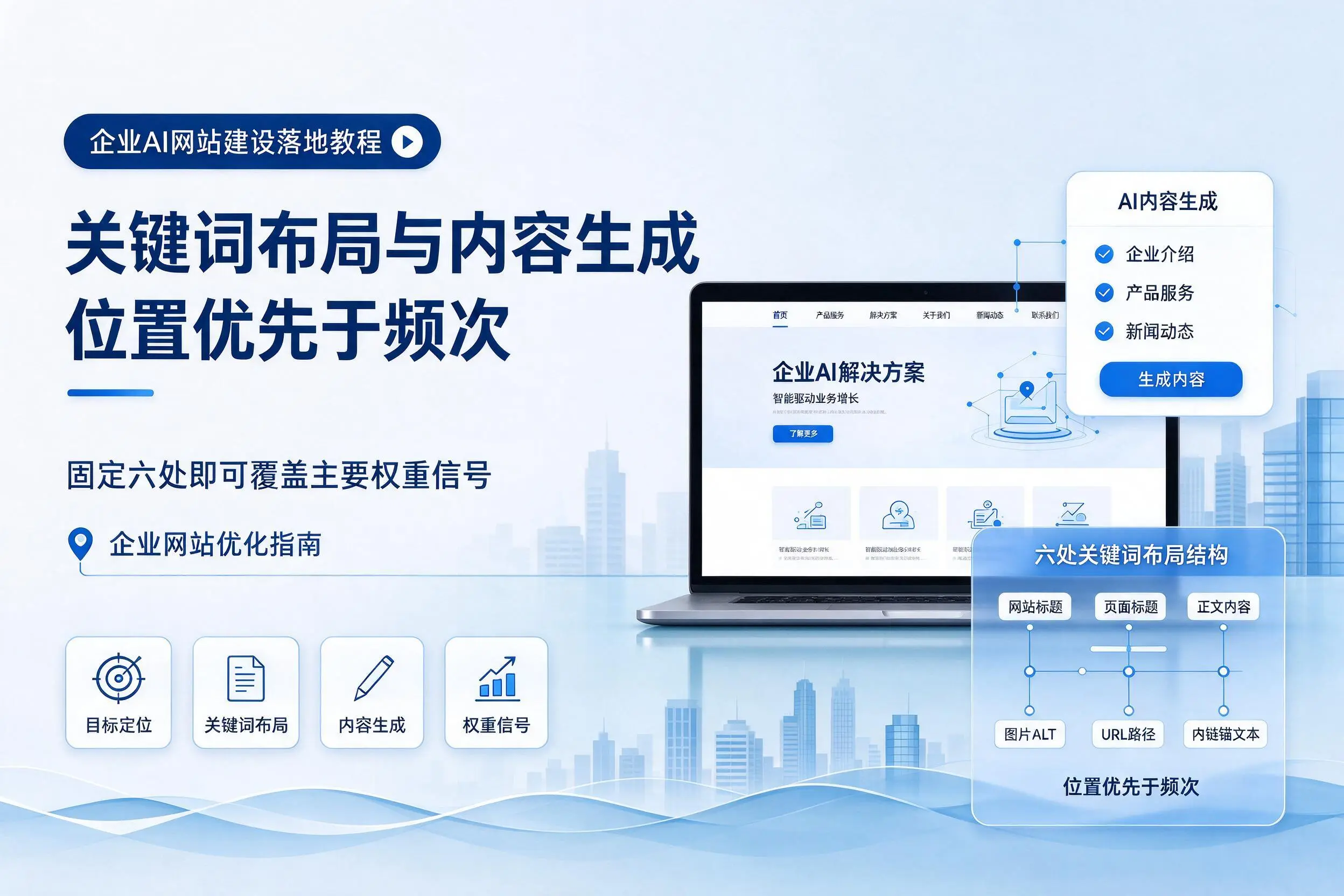 三亚企业AI网站建设落地教程：关键词布局与内容生成